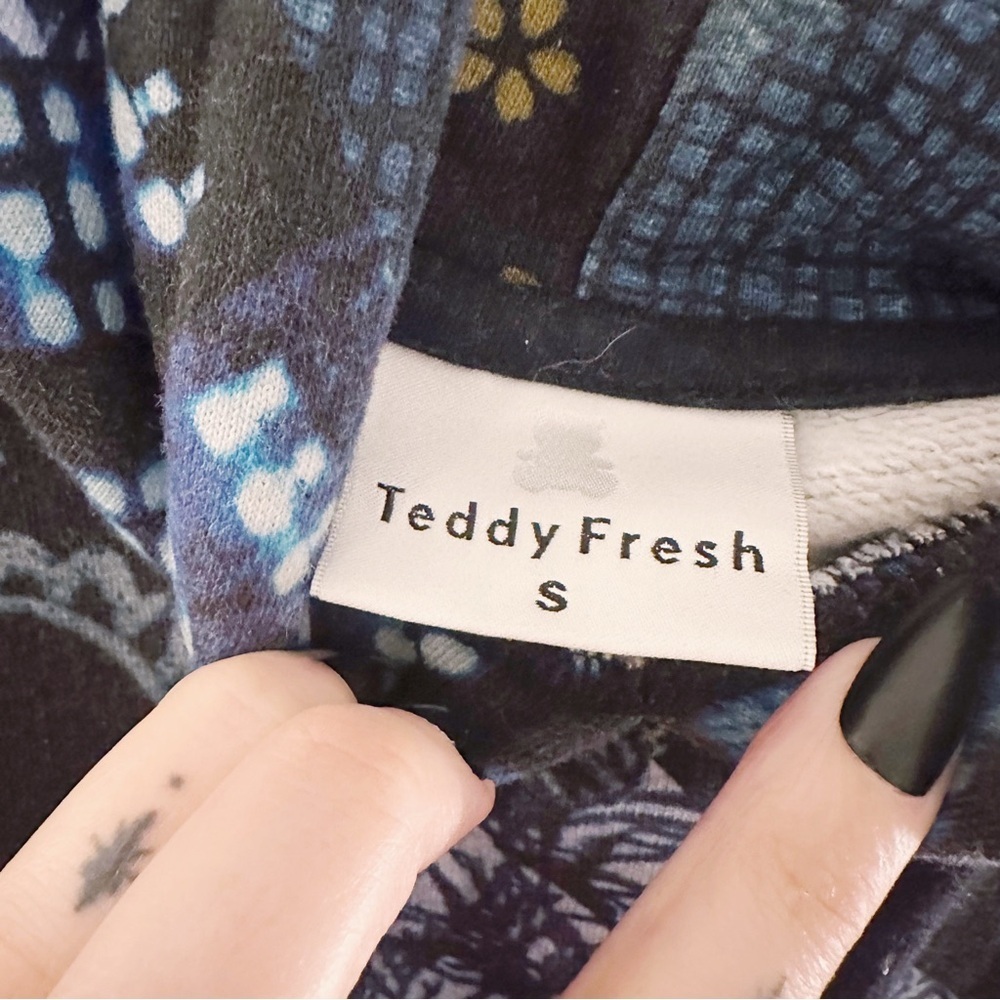 Teddy Fresh Patchwork Blue Printed Mixed Shibori … - image 3